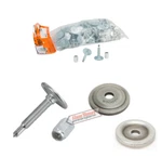 Woodys 1.575" Stud Kit 90 Pc. Tall Nuts 5/16" Backers 129" Single Ply 1.5" Track. Fixed Price $389.99.