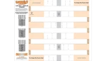 Woodys 286S-TEMP-2 Stud Template 2.86" Single Ply. Fixed Price $39.39.