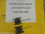 73 74 75 Arctic Cat Cheetah TIB440SIA Hood Set Latches Pull Release. Fixed Price $12.00.