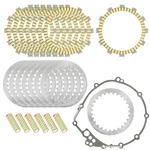 Clutch Friction Steel Plates Spring W/ Gasket Fits Yamaha YZF-R6 YZFR6 2003-2005. Fixed Price $49.00.
