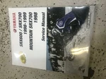 1998 Yamaha SRX600S SRX700S MSRX700P Service Shop Manual New. Fixed Price $169.99.
