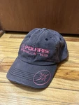 Women Polaris Racing Pink Dark Grey Hat Cap Snowmobile Adjustable. Fixed Price $14.99.