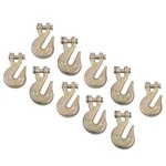 (10) 5/16" Clevis Grab Hooks Chain Tie Down Truck Trailer Towing Flatbed. Fixed Price $27.32.