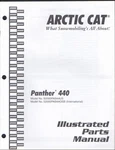 Arctic Cat Panther 440 Illustrated Parts Manual S2000PABAAUS MN2804. Fixed Price $9.95.