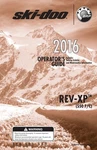 Ski Doo Rev-xp 550 F 2016 New Paperback Printed Snowmobile Owners Manual. Fixed Price $64.90.