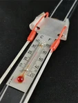 Lucerne Snow Ski & Poles Thermometer Wall Decor Vintage 11IN Gesch Swiss. Fixed Price $36.87.