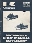 1982 Kawasaki Snowmobile Drifter SB340-A2, SB440-A5 Supplement Shop Manual Used. Fixed Price $24.19.
