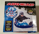 Airhead Subzero Snow Sled Tube Heavy Duty Pvc With Handles 33 New Open Box. Fixed Price $30.00.