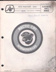 1975 Arctic Cat Panther 440 Illustrated Parts Manual MN2846. Fixed Price $9.95.