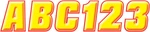 Hardline Sticker Kit - For 2" Yellow/red YERED500. Fixed Price $22.69.