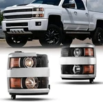 Headlights For 2015-2019 Chevy Silverado 2500 3500 Hd Projector Headlamps Pair. Fixed Price $305.99.