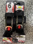 Erickson 34413 Pro Series Black 1" X 6' Retractable Ratcheting Tie-down Strap. Fixed Price $34.00.