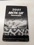 Arctic Cat Snowmobile Owners Manual 2001 All Models Operators Book. Fixed Price $37.80.