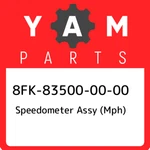 8FK-83500-00-00 Yamaha Speedometer Assy (mph) 8FK835000000, New Genuine Oem Part. Fixed Price $819.70.