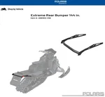 Polaris Axys 17'-21' Switchback 600/800 Extreme Rear Bumper, Black- 2881941-458. Fixed Price $119.99.