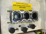 2000 Polaris Indy Triumph 600 Triple 58PL08 Cylinder Pistons Ring Mono-block Xlt. Fixed Price $298.00.