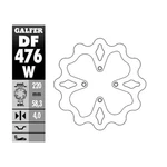 Galfer Standard Wave Brake Rotor - Rear DF476W. Fixed Price $107.78.