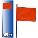 Firestik F6-BLUE-8120R Stick With Orange Safety Flag 6FT. Fixed Price $47.38.