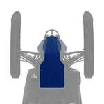 New Oem Polaris Blue Sentry Skid Plate 2884816-751. Fixed Price $159.99.