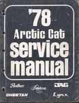 1978 Arctic Cat Panther Santera Jag Cheetah Lynx Service Manual #0153-156 MN2517. Fixed Price $23.95.