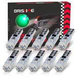 10X T5 Led Bulbs Green Canbus Error Free 3014 Chipsets 2721 PC74 73 70 .... Fixed Price $17.09.