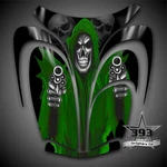 Arctic Cat Zr 600, 500, 800 Mountain 00-06 Graphics Decal Wrap Reaper Hood. Fixed Price $72.51.