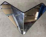 New Oem Polaris Snowmobile Rush/pro-ride Low Windshield, Chrome 2877804. Fixed Price $50.00.