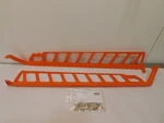 S222 2881041-647 Polaris Burandt's Hd Powdertrac Boards, Orange Running. Fixed Price $323.99.