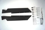 Oem Arctic Cat Snowmobile Black Rear Tunnel Flares Pro Cross Chassis 7639-969. Fixed Price $149.95.