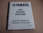 1991 Yamaha EX570R EX570ER Snowmobile Service Manual. Fixed Price $24.95.