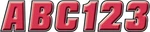 Hardline Sticker Kit - For 2" Red/black REBLK500. Fixed Price $22.69.