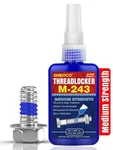 Threadlocker Blue, Medium Strength Tight For Nuts, Bolts, Faste. Fixed Price $9.69.