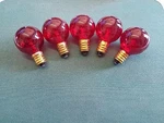 5 Pack - 24V Watt Sports Arena Game Bulbs Red. Fixed Price $11.00.
