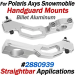 For Polaris Axys Snowmobile Handguard Mounts Straightbar Application 2880939 L+r. Fixed Price $20.69.