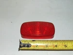 Nos Snowmobile Taillight Red Lens 2" X 4" Oval. Fixed Price $7.99.