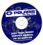 Genuine Polaris Owners Service/repair Manual Cd 2004 Edge 340/500 Supersport M10. Fixed Price $11.99.