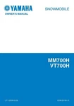 Yamaha Snowmobile Owners Manual Book 2003 Mountain-max (MM700H). Fixed Price $19.50.