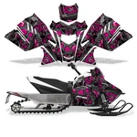 Snowmobile Full Graphics Kit Decal For Arctic Cat ZR200 18-24 Tune Pink. Fixed Price $199.95.