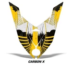 Sled Hood Graphics Kit Decal For Doo Rev Xp 08-12 Crbnx Y. Fixed Price $59.95.