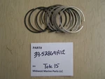 39-52869A12 N0S Vintage Mercury Snowmobile Piston Rings T15. Fixed Price $45.00.