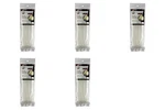 Set Of 5 100 Pc 8 Inch Cable Tie White. Fixed Price $33.25.
