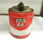 Vintage Phillips Motor Oil 5 Gallons Metal Can Bucket Made U.s.a. Fixed Price $67.48.