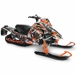 Arctic Cat Snow Hood & Side Panel Decal Kit Scarred Orange 2012-18 6639-746. Fixed Price $199.95.