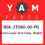 8GK-23580-00-P0 Yamaha Front Lower Arm Comp. (right) 8GK2358000P0, New Genuine. Fixed Price $440.87.