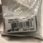 New Arctic Cat Oem Headlight Bulb 3305-827. Fixed Price $19.99.