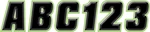 Hardline Sticker Kit - For 2" Black/kiwi BLKKI500. Fixed Price $22.69.
