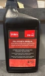 Toro 0W40 Full Synthetic Engine Oil (all Weather Protection) (1 Qt). Fixed Price $9.99.