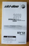 2019 Ski Doo Brp Rev G4 Mountain Series Operators Guide Manual. Fixed Price $16.99.