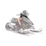 Polaris 2880394 20" Smoke Tall Windshield Axys Rush Switchback Rmk Sks Titan. Fixed Price $171.95.