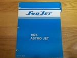 1975 Sno-jet Snowmobile Astro Parts Manual, 209320. Fixed Price $25.00.
